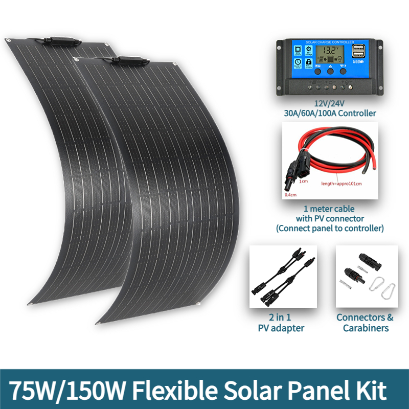 Flexibles Solarpanel, 300 W, 6 – Renewable Energy Kits Bewertung und Preis