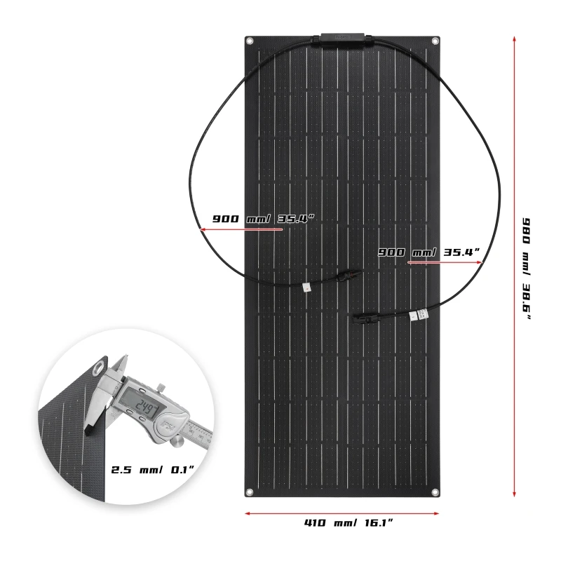 Flexibles Solarpanel, 300 W, 6 – Renewable Energy Kits Bewertung und Preis