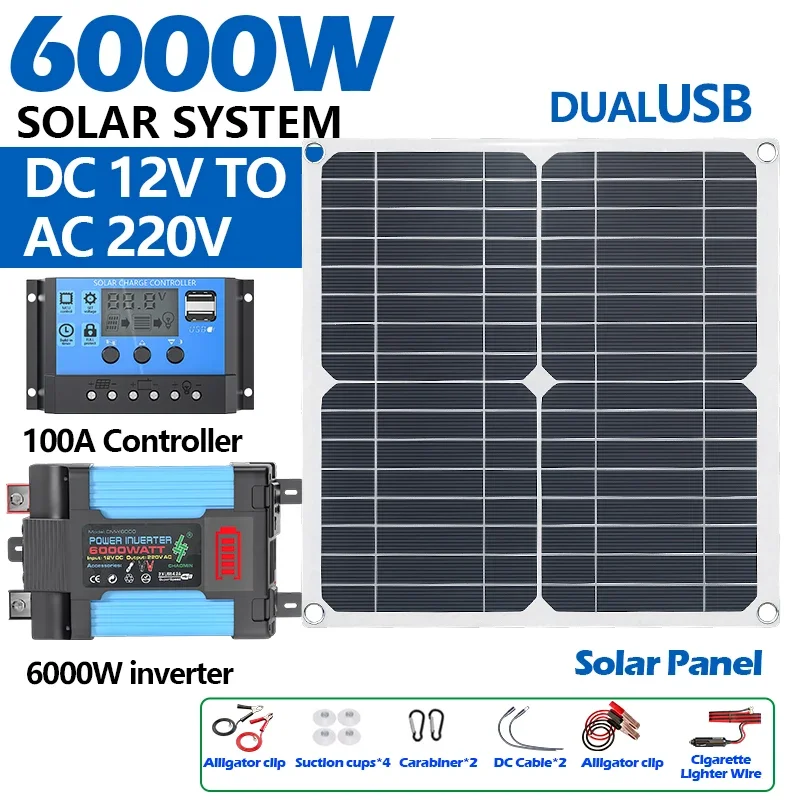 6000W Solar-Kit ausgestattet m – Renewable Energy Kits Bewertung und Preis